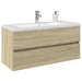 Set mobilier de baie, 2 piese, ceramică și lemn prelucrat - WALTI WALTI