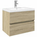 Set mobilier de baie, 2 piese, ceramică și lemn prelucrat - WALTI WALTI