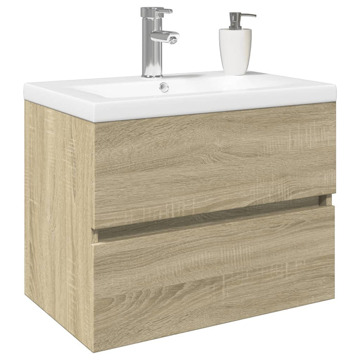 Set mobilier de baie, 2 piese, ceramică și lemn prelucrat - WALTI WALTI