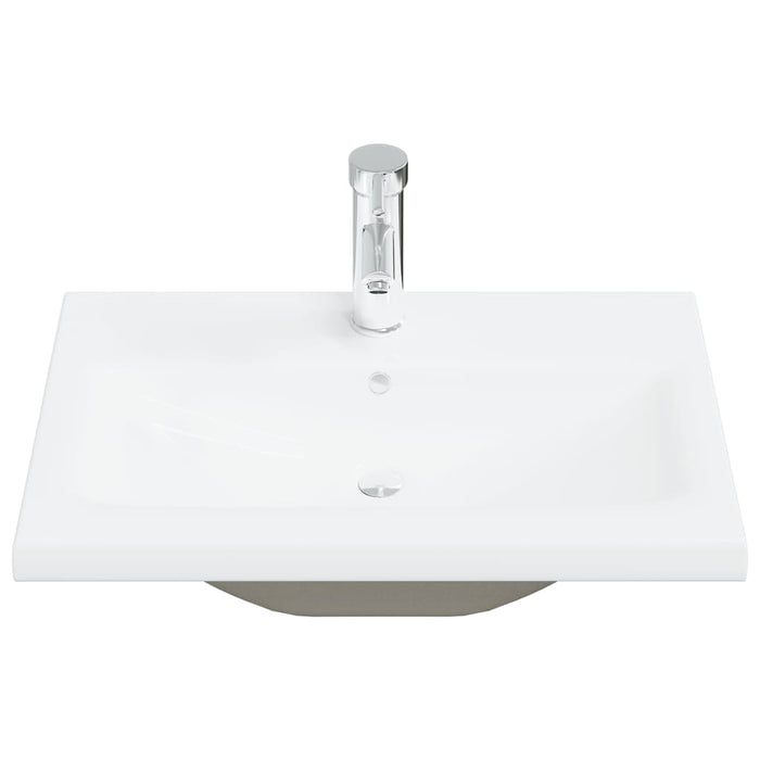 Set mobilier de baie, 2 piese, ceramică și lemn prelucrat - WALTI WALTI