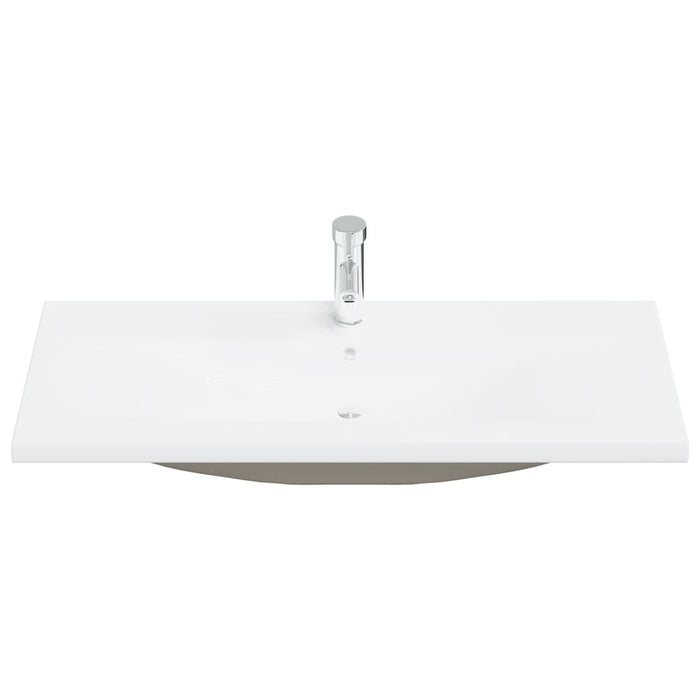 Set mobilier de baie, 2 piese, ceramică și lemn prelucrat - WALTI WALTI