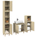 Set mobilier de baie, 3 piese, stejar sonoma, lemn prelucrat - WALTI WALTI