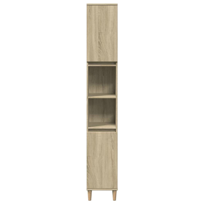 Set mobilier de baie, 3 piese, stejar sonoma, lemn prelucrat - WALTI WALTI