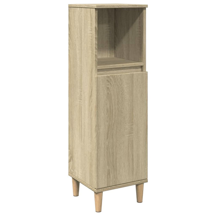 Set mobilier de baie, 3 piese, stejar sonoma, lemn prelucrat - WALTI WALTI
