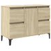 Set mobilier de baie, 3 piese, stejar sonoma, lemn prelucrat - WALTI WALTI