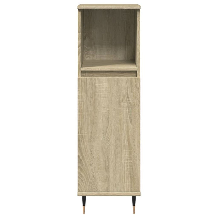 Set mobilier de baie, 3 piese, stejar sonoma, lemn prelucrat - WALTI WALTI