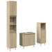 Set mobilier de baie, 3 piese, stejar sonoma, lemn prelucrat - WALTI WALTI