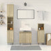 Set mobilier de baie, 3 piese, stejar sonoma, lemn prelucrat - WALTI WALTI