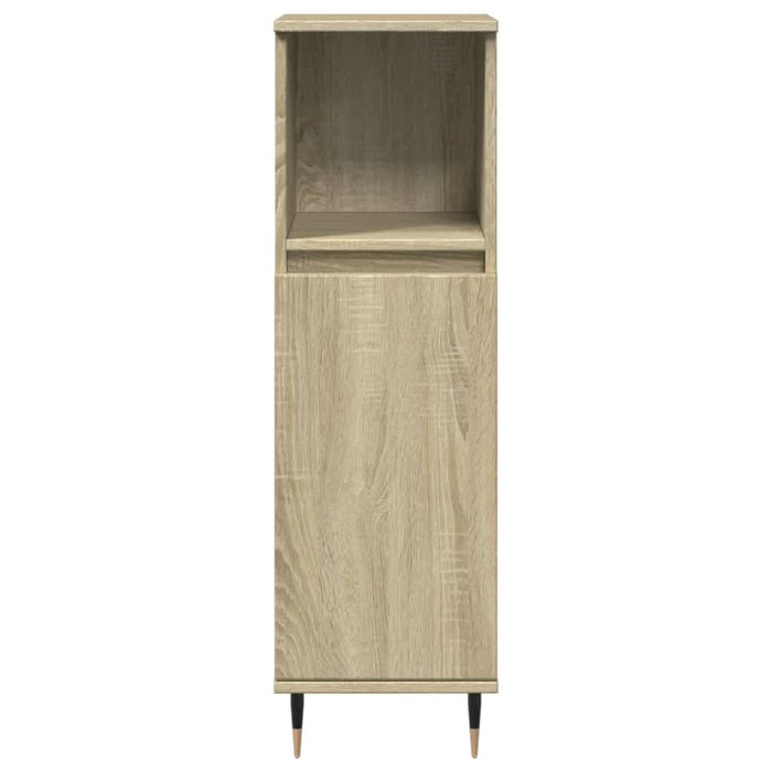 Set mobilier de baie, 3 piese, stejar sonoma, lemn prelucrat - WALTI WALTI