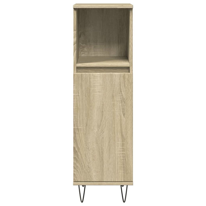 Set mobilier de baie, 3 piese, stejar sonoma, lemn prelucrat - WALTI WALTI