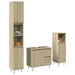 Set mobilier de baie, 3 piese, stejar sonoma, lemn prelucrat - WALTI WALTI