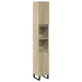 Set mobilier de baie, 3 piese, stejar sonoma, lemn prelucrat - WALTI WALTI