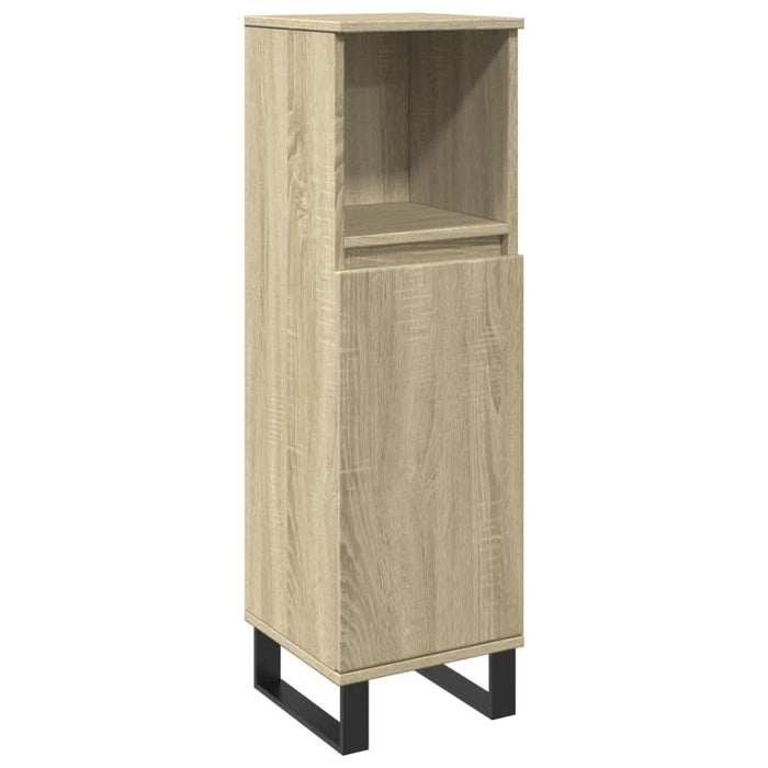 Set mobilier de baie, 3 piese, stejar sonoma, lemn prelucrat - WALTI WALTI