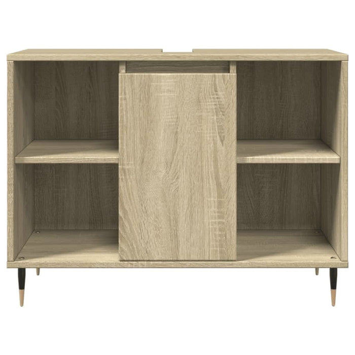 Set mobilier de baie, 3 piese, stejar sonoma, lemn prelucrat - WALTI WALTI