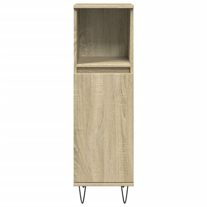 Set mobilier de baie, 3 piese, stejar sonoma, lemn prelucrat - WALTI WALTI