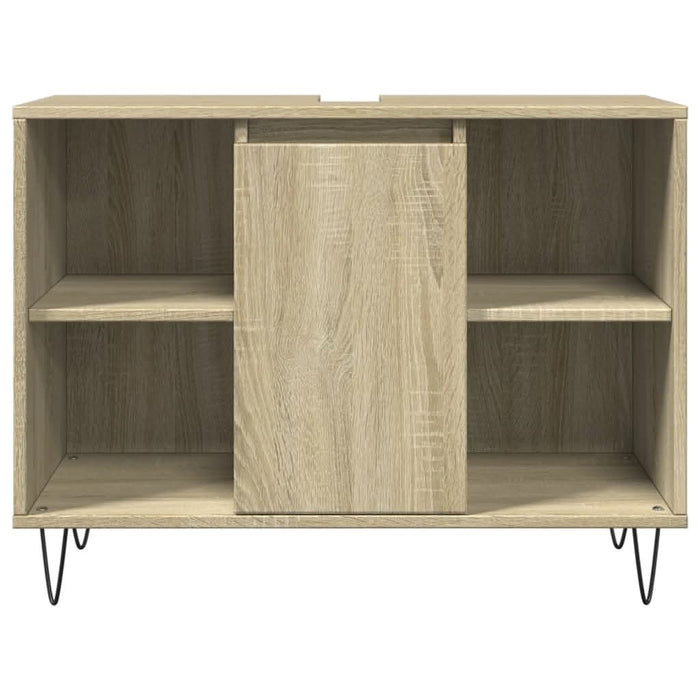 Set mobilier de baie, 3 piese, stejar sonoma, lemn prelucrat - WALTI WALTI
