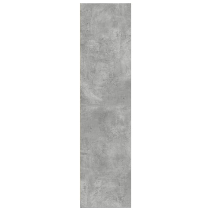 Șifonier, gri beton, 80x50x200 cm, lemn prelucrat WALTI