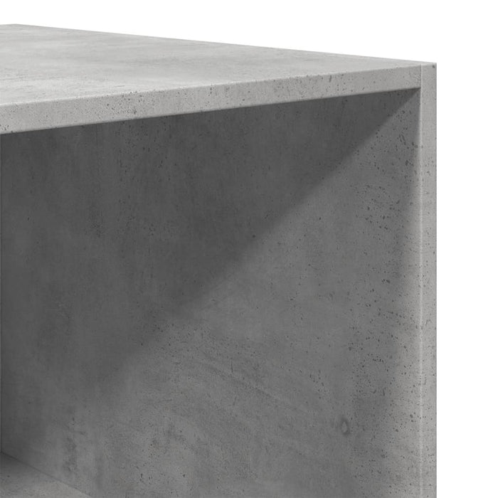 Șifonier, gri beton, 80x50x200 cm, lemn prelucrat WALTI
