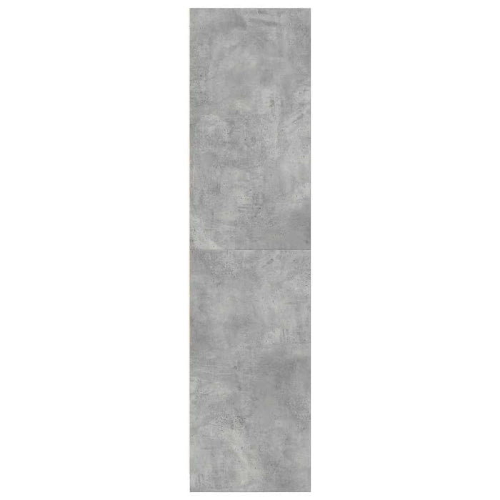 Șifonier, gri beton, 80x50x200 cm, lemn prelucrat - WALTI WALTI