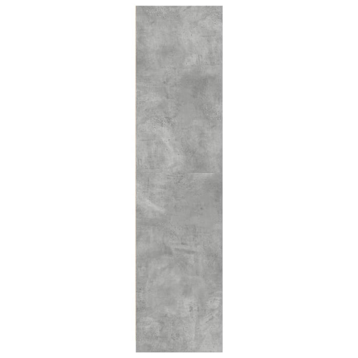 Șifonier, gri beton, 80x50x200 cm, lemn prelucrat - WALTI WALTI