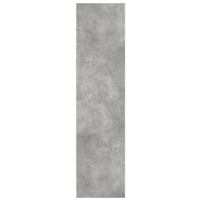 Șifonier, gri beton, 80x50x200 cm, lemn prelucrat - WALTI WALTI