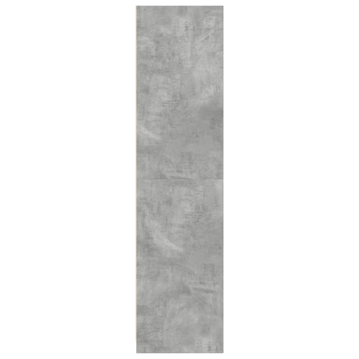Șifonier, gri beton, 100x50x200 cm, PAL WALTI