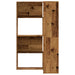 Bibliotecă 4 niveluri lemn vechi 85x85x140 cm lemn prelucrat - WALTI WALTI