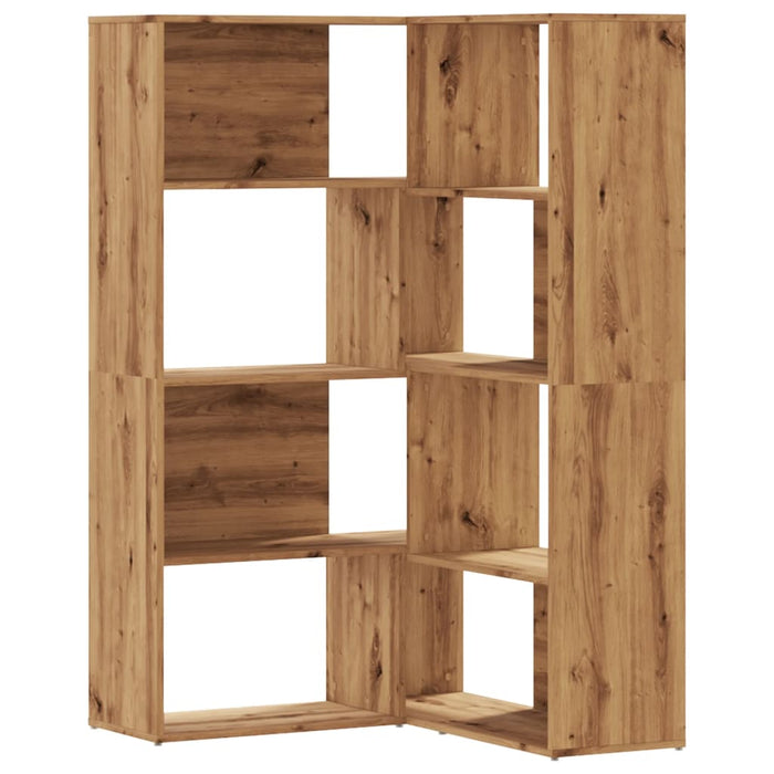 Bibliotecă 4 nivel stejar artizanal 85x85x140 cm lemn prelucrat - WALTI WALTI