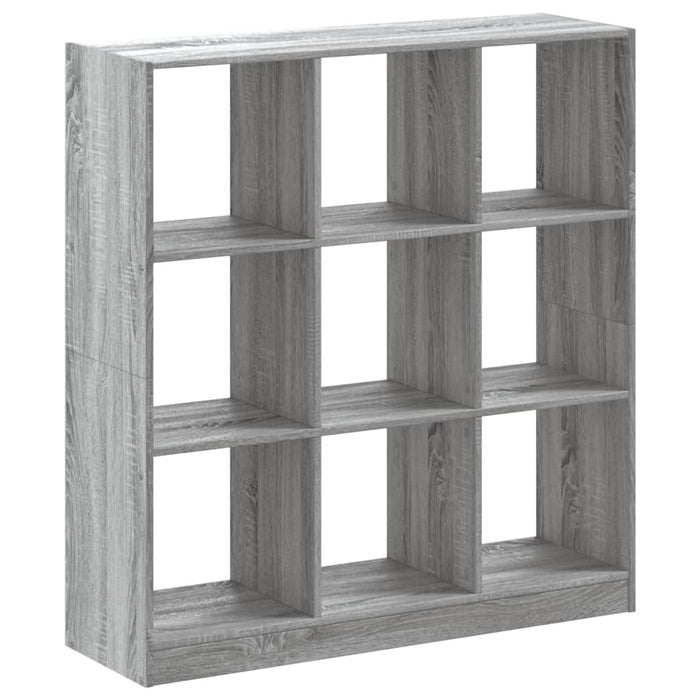 Bibliotecă, gri sonoma, 102x32x108 cm, lemn prelucrat - WALTI WALTI