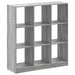 Bibliotecă, gri sonoma, 102x32x108 cm, lemn prelucrat - WALTI WALTI