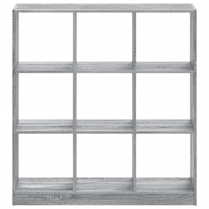 Bibliotecă, gri sonoma, 102x32x108 cm, lemn prelucrat - WALTI WALTI