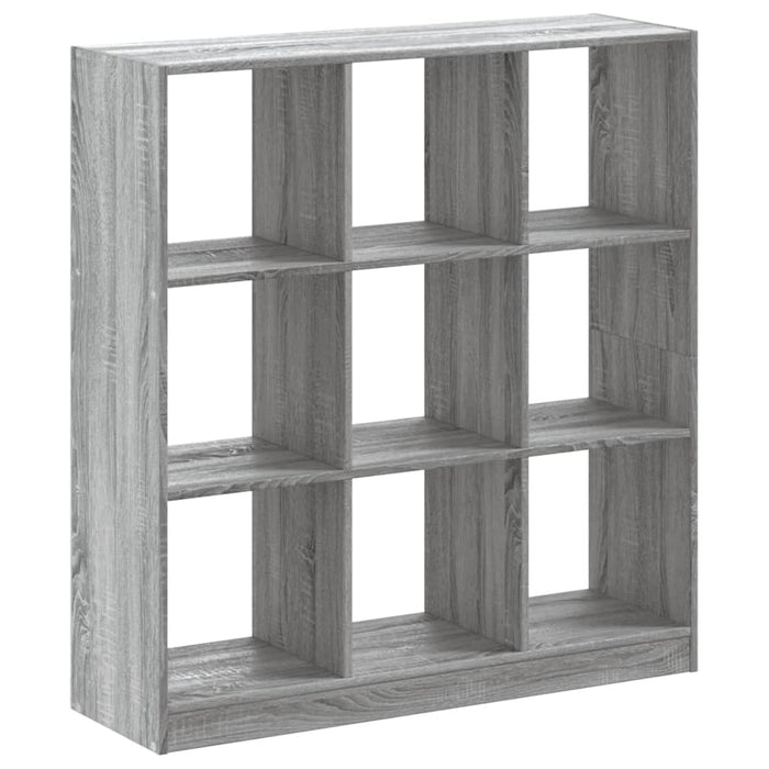 Bibliotecă, gri sonoma, 102x32x108 cm, lemn prelucrat - WALTI WALTI