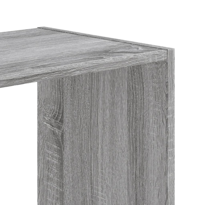 Bibliotecă, gri sonoma, 102x32x108 cm, lemn prelucrat - WALTI WALTI