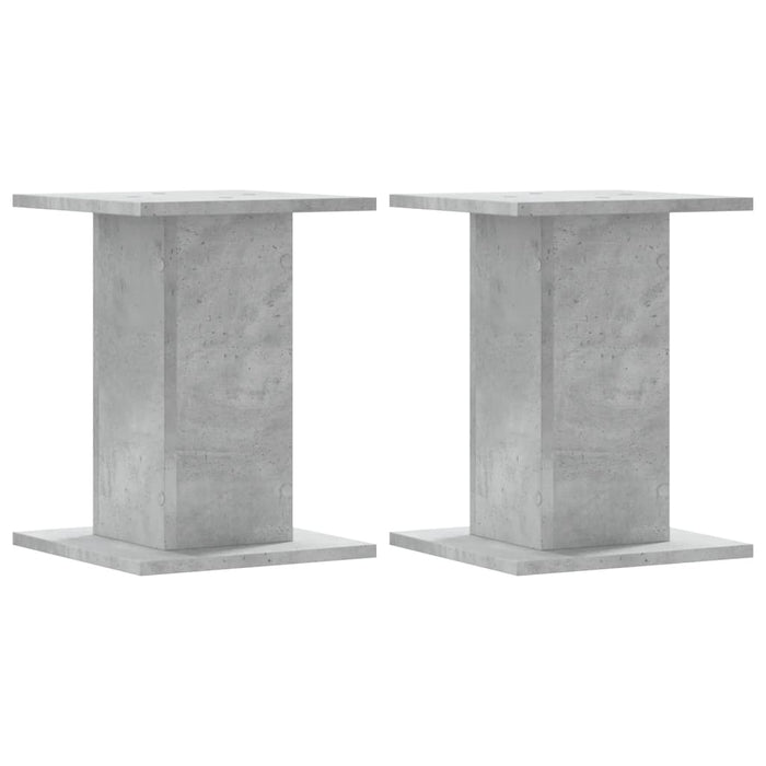 Suport de plante, 2 buc., gri beton, 30x30x40 cm lemn prelucrat - WALTI WALTI