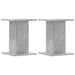 Suport de plante, 2 buc., gri beton, 30x30x40 cm lemn prelucrat - WALTI WALTI