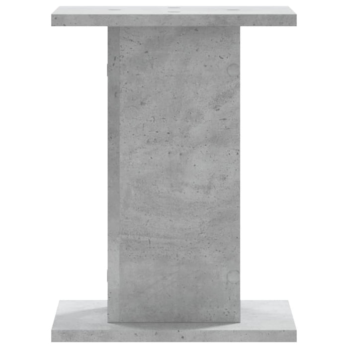 Suport de plante, 2 buc., gri beton, 30x30x40 cm lemn prelucrat - WALTI WALTI