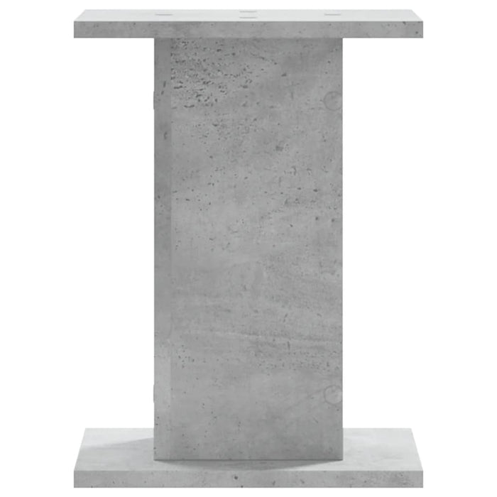 Suport de plante, 2 buc., gri beton, 30x30x40 cm lemn prelucrat - WALTI WALTI
