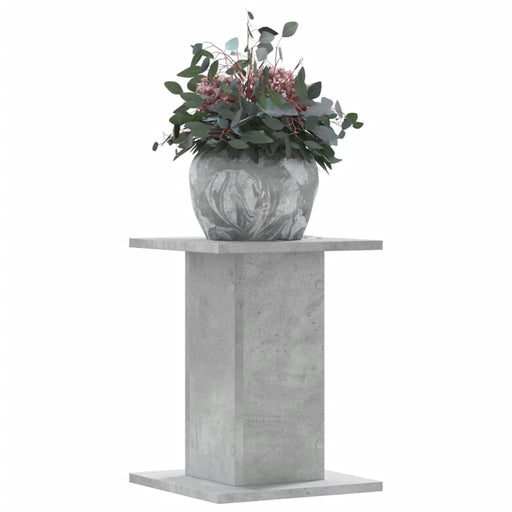 Suport de plante, 2 buc., gri beton, 30x30x40 cm lemn prelucrat - WALTI WALTI
