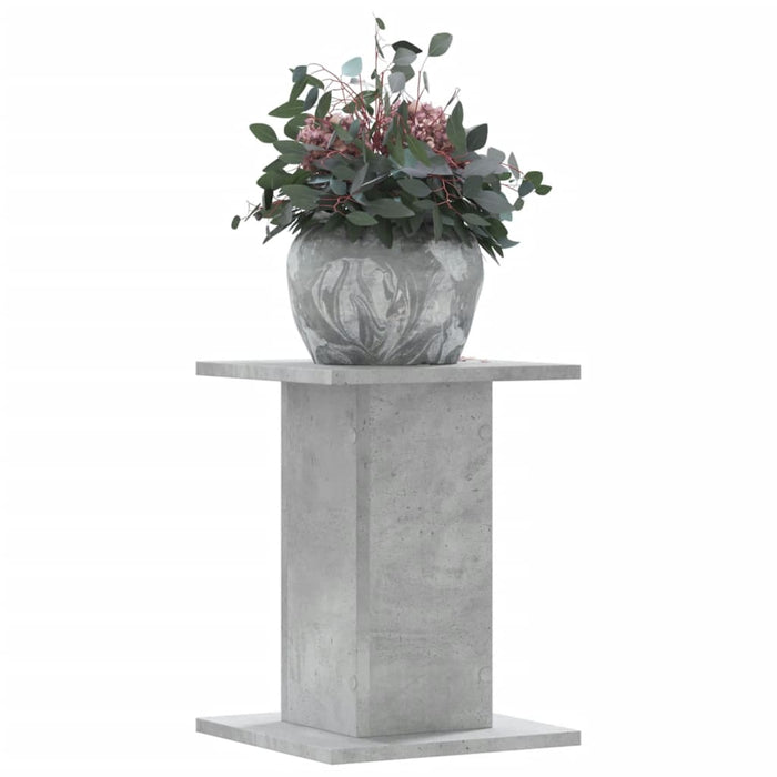 Suport de plante, 2 buc., gri beton, 30x30x40 cm lemn prelucrat - WALTI WALTI