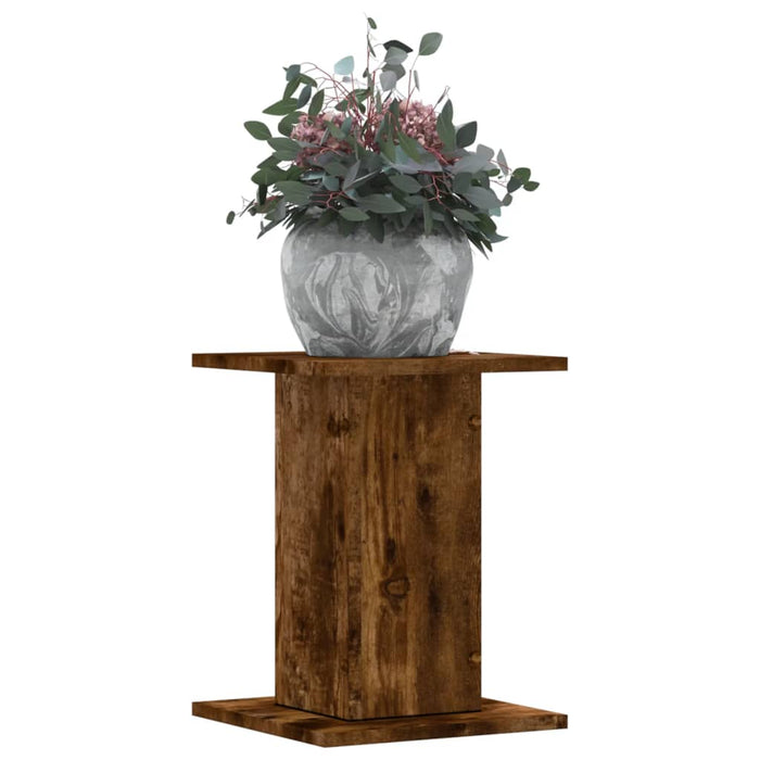Suporturi de plante 2 buc. stejar fumuriu 30x30x40 cm lemn - WALTI WALTI