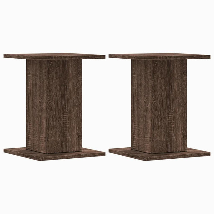 Suporturi plante 2 buc. stejar maro 30x30x40 cm lemn prelucrat WALTI