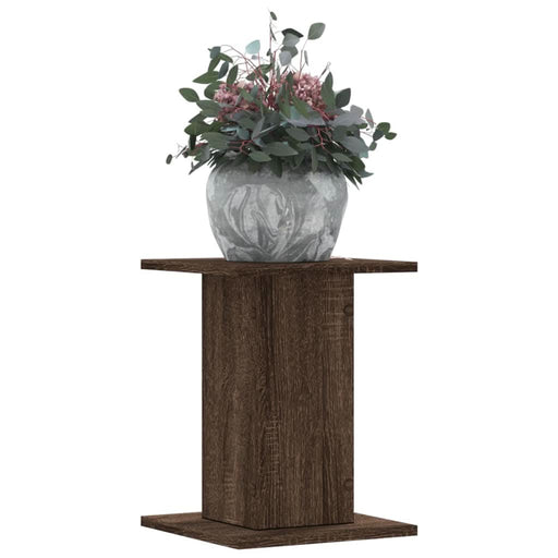 Suporturi plante 2 buc. stejar maro 30x30x40 cm lemn prelucrat - WALTI WALTI