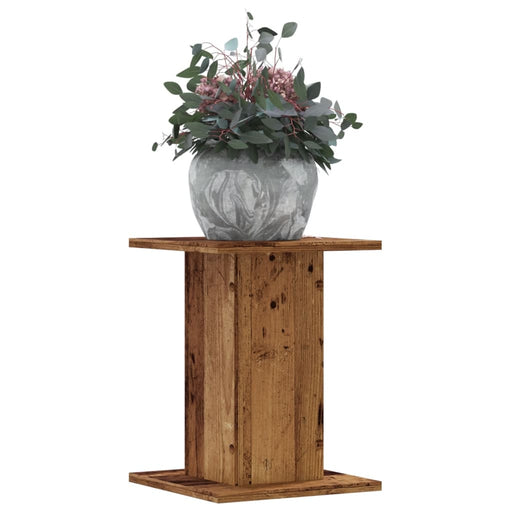 Suporturi de plante 2 buc. lemn vechi 30x30x40cm lemn prelucrat - WALTI WALTI