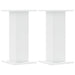 Suporturi de plante, 2 buc., alb, 30x30x60 cm, lemn prelucrat - WALTI WALTI