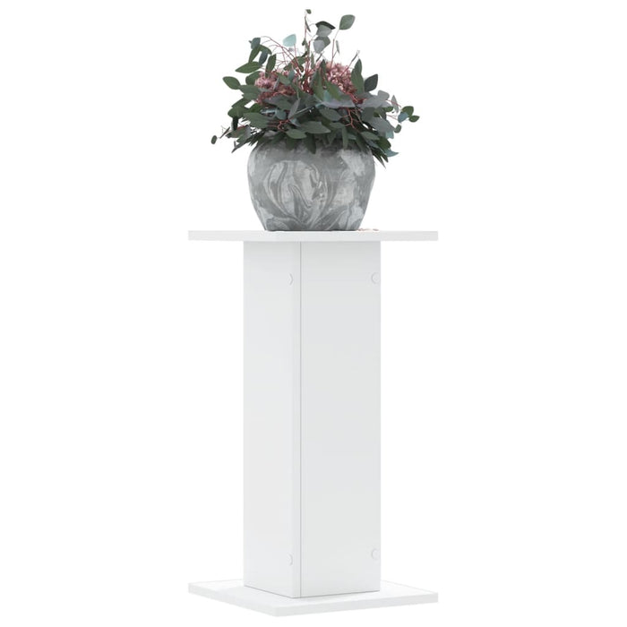 Suporturi de plante, 2 buc., alb, 30x30x60 cm, lemn prelucrat - WALTI WALTI
