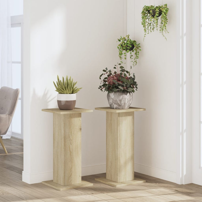 Suporturi de plante 2 buc. sonoma 30x30x60 cm lemn prelucrat - WALTI WALTI