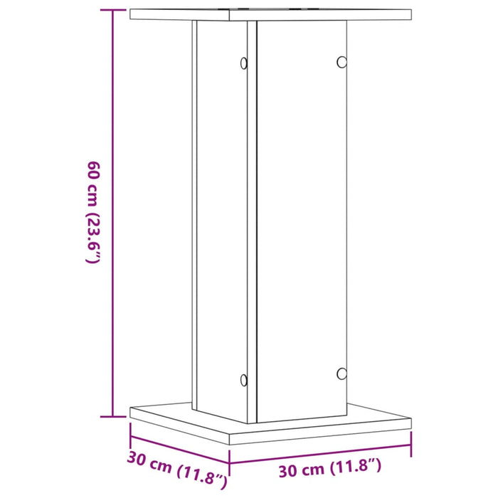 Suporturi de plante 2 buc. sonoma 30x30x60 cm lemn prelucrat - WALTI WALTI