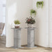 Suport de plante, 2 buc., gri beton, 30x30x60 cm lemn prelucrat - WALTI WALTI