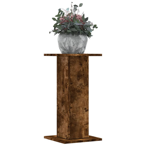 Suporturi de plante 2 buc. stejar fumuriu 30x30x60 cm lemn - WALTI WALTI