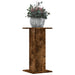 Suporturi de plante 2 buc. stejar fumuriu 30x30x60 cm lemn - WALTI WALTI